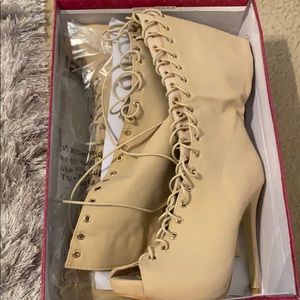 Glaze thigh high boots